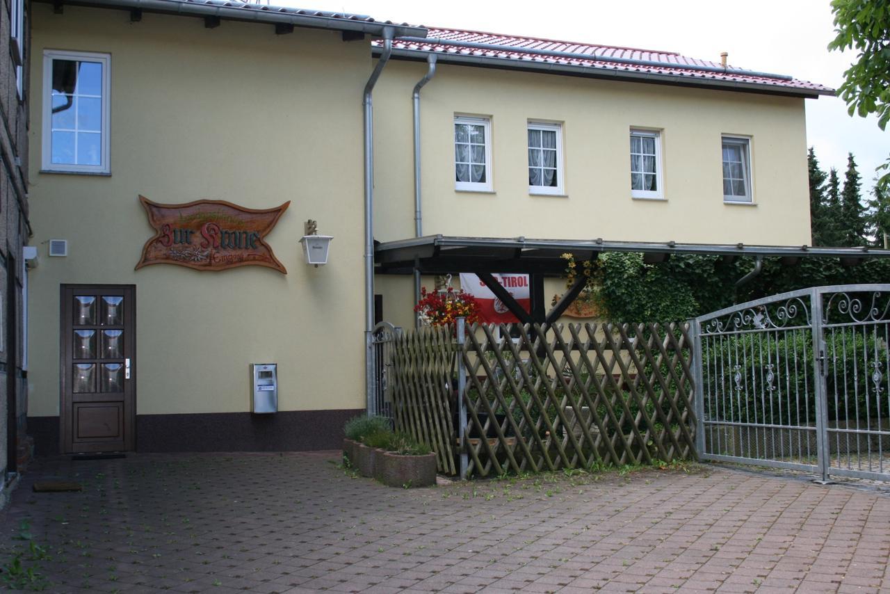 Hotel Pension Zur Krone Eisenach Exterior foto